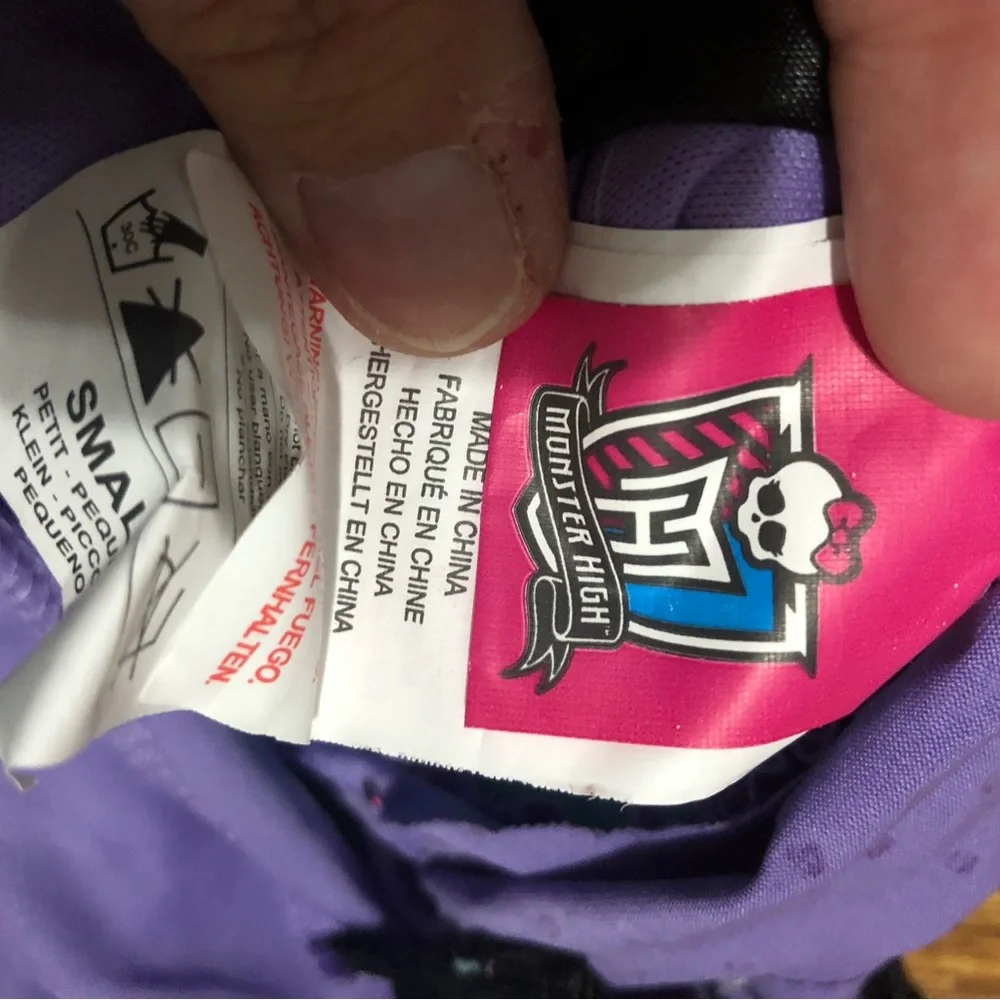 Rubie’s monster high Halloween costume toddler size 2T. Dress tights and belt - Picture 7 of 11